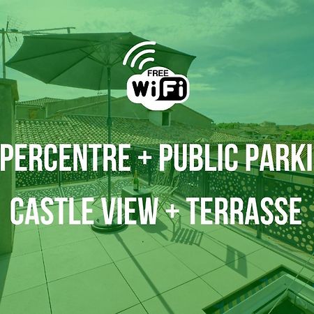 Апартаменти Mon Toit Carcassonnais •Hypercentre •Terrasse •Vue Каркассонн Екстер'єр фото