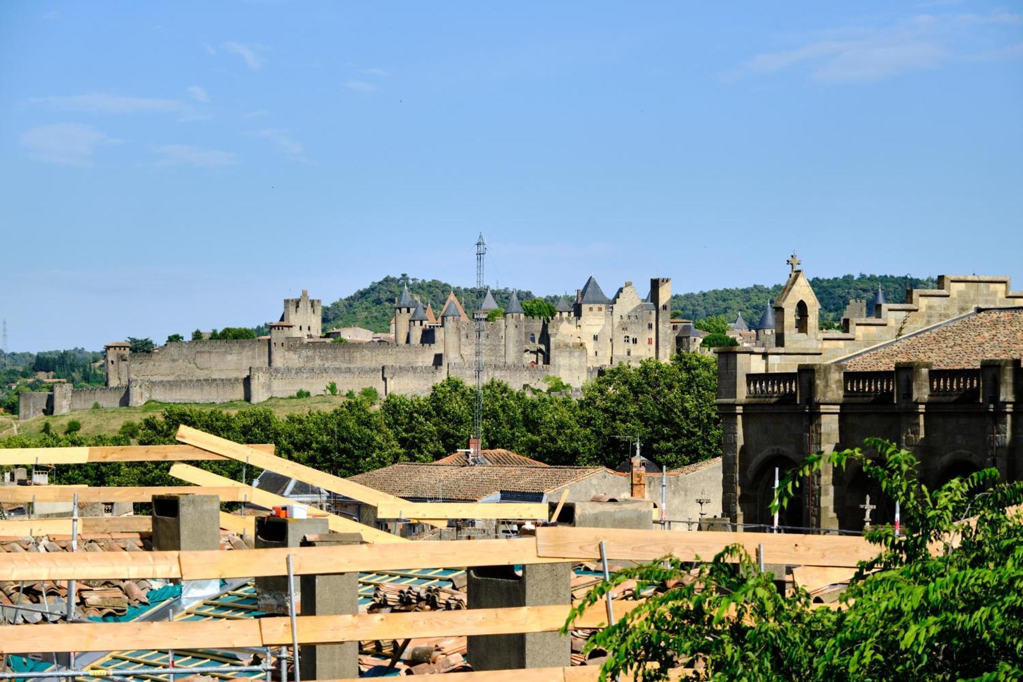 Апартаменти Mon Toit Carcassonnais •Hypercentre •Terrasse •Vue Каркассонн Екстер'єр фото